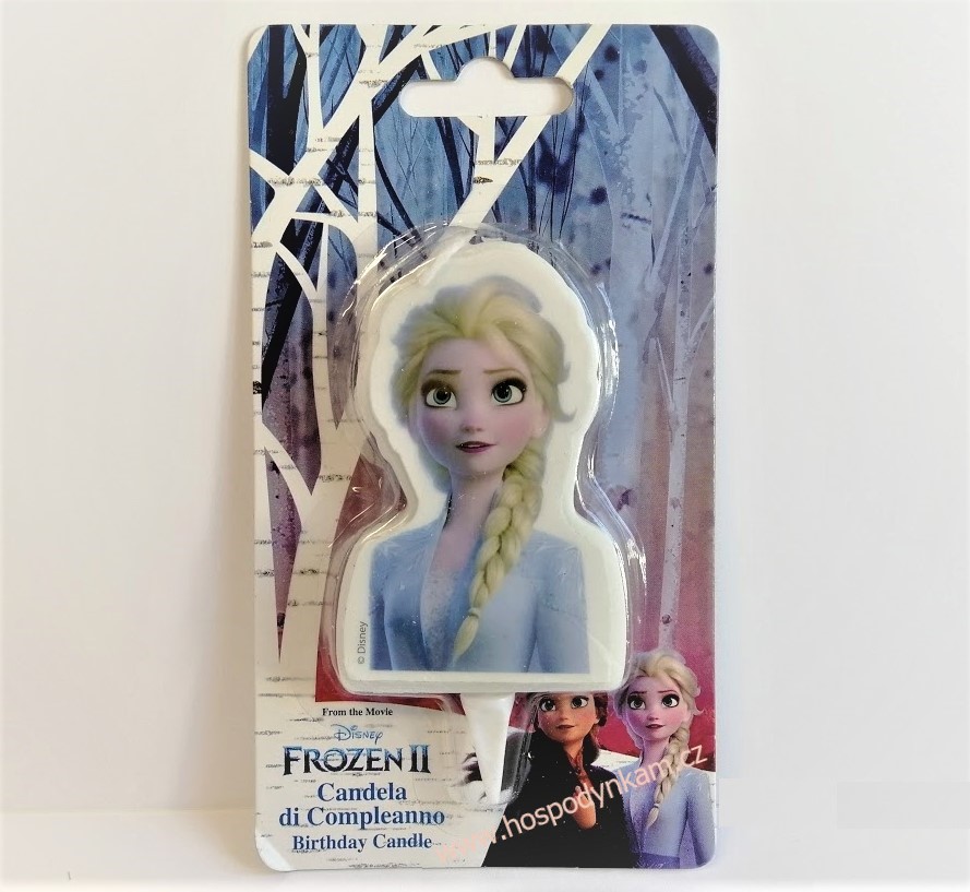 Dortová svíčka Frozen II - Elsa